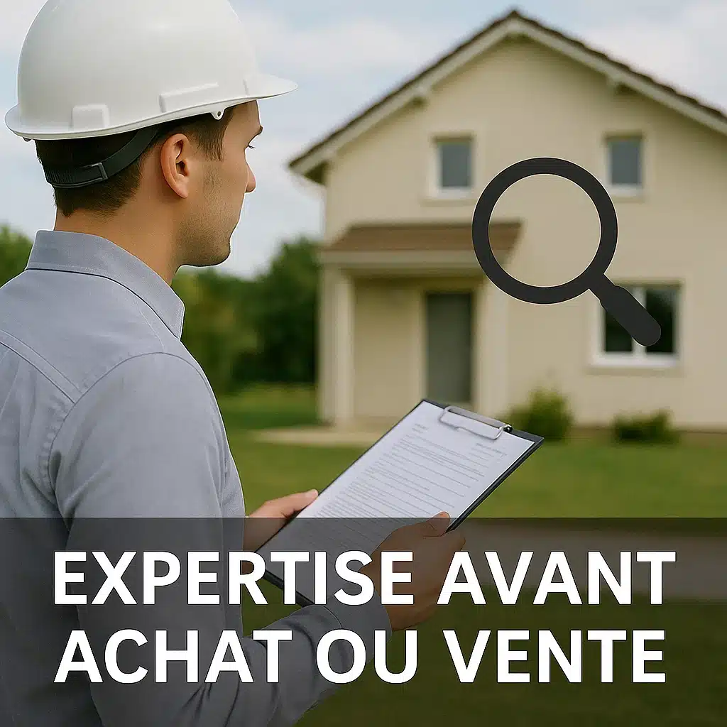 Expert bâtiment inspectant une maison avant achat immobilier