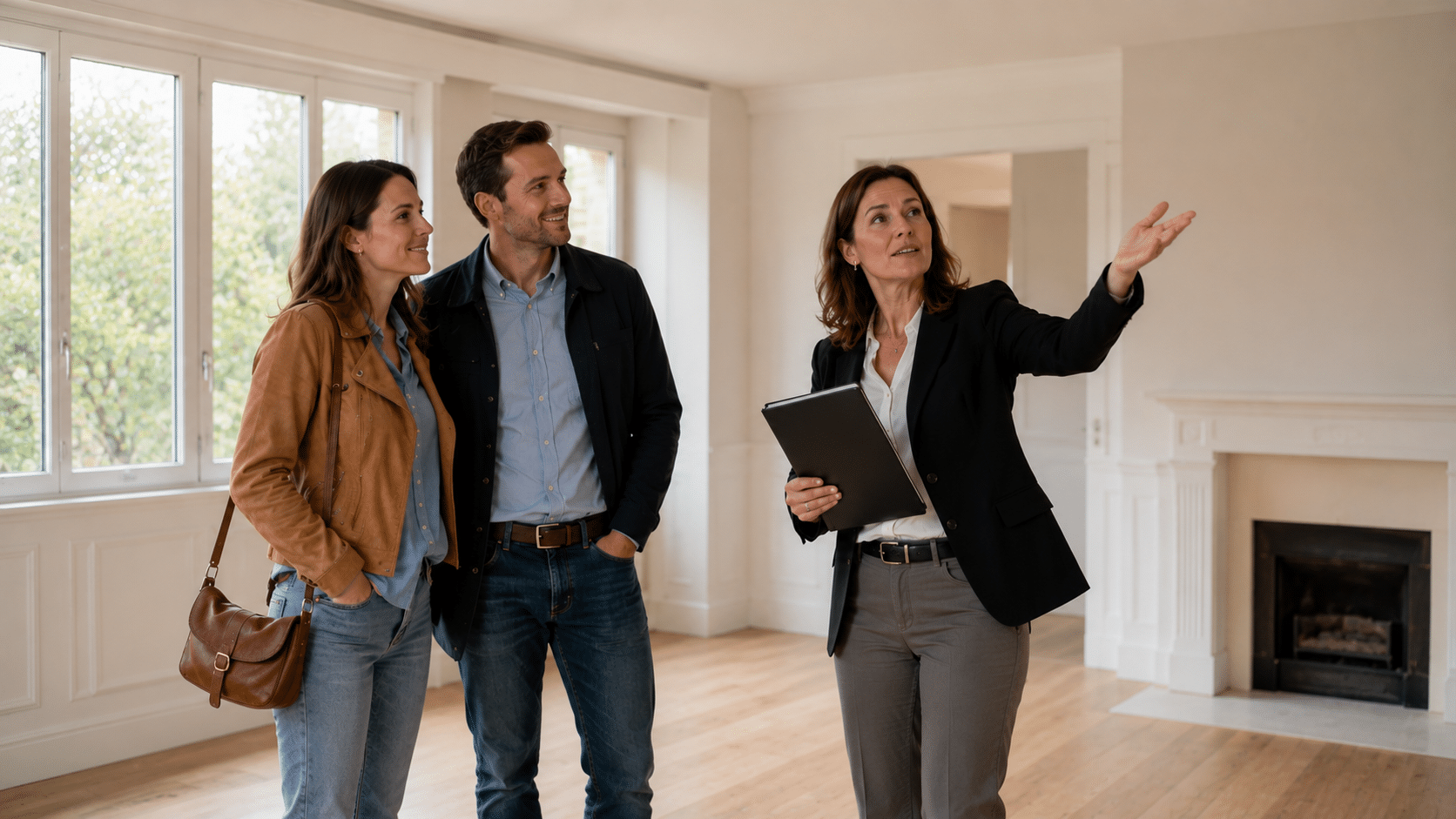 Visite d'une maison avant achat avec contrôle des points techniques par un professionnel.