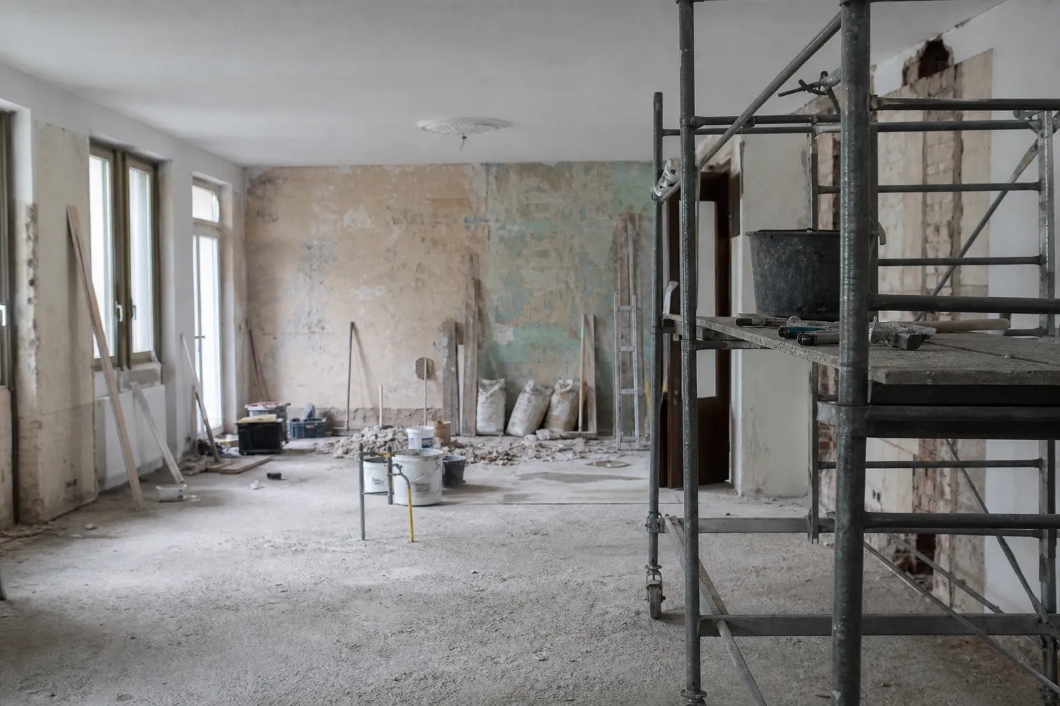 abandon de chantier