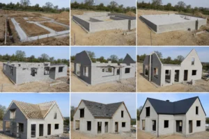 Ccmi appels — Étapes d'avancement d'un chantier illustrant l'échéancier des appels de fonds en CCMI