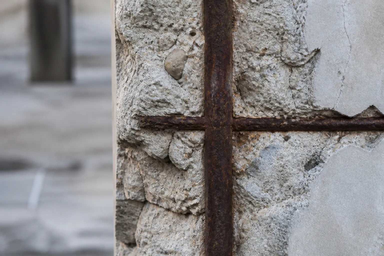 Corrosion armatures beton — Corrosion des armatures faisant éclater le béton