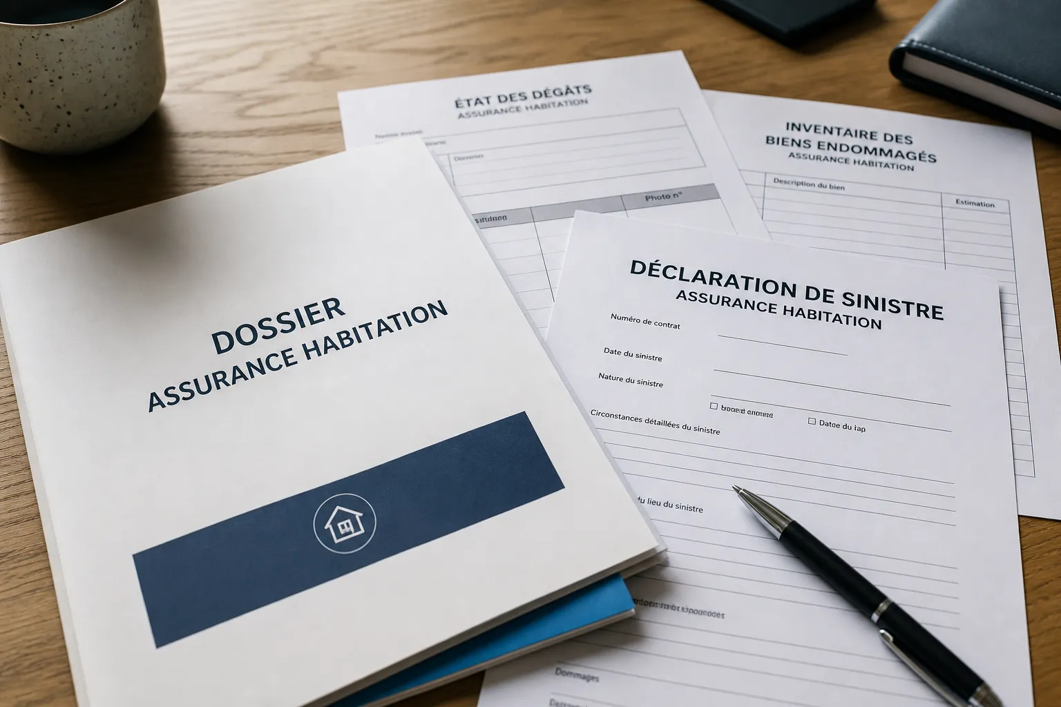 Dossier d'assurance et documents pour declarer un sinistre dommages-ouvrage