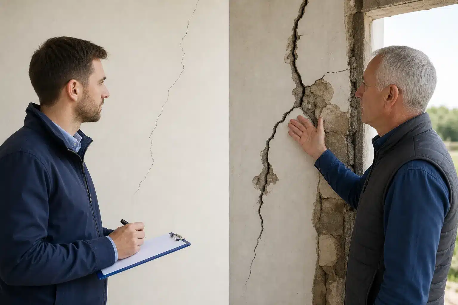 Différencier une fissure esthétique d'une fissure structurelle en 5 critères (Check my House)