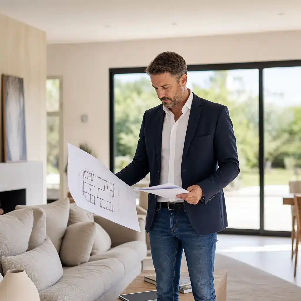 Expert indépendant estimant la valeur vénale d'un bien immobilier dans le cadre d'un divorce