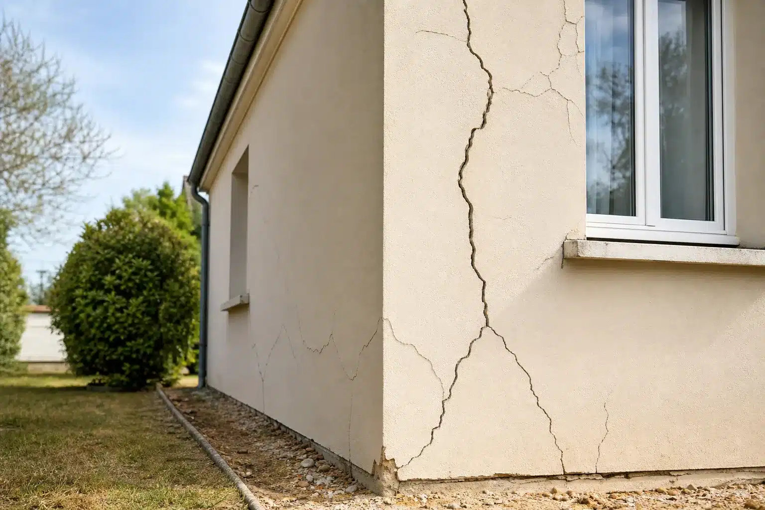 Fissures liées au retrait-gonflement des argiles (Check my House)
