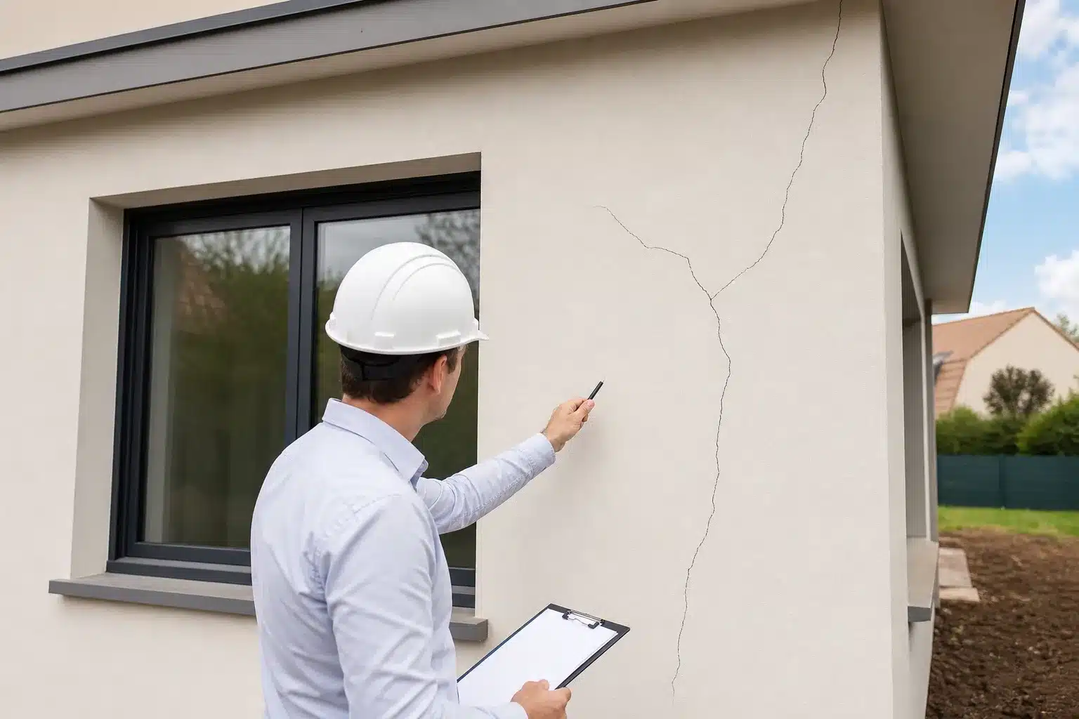 Fissures sur une maison neuve livrée depuis moins d'un an (Check my House)