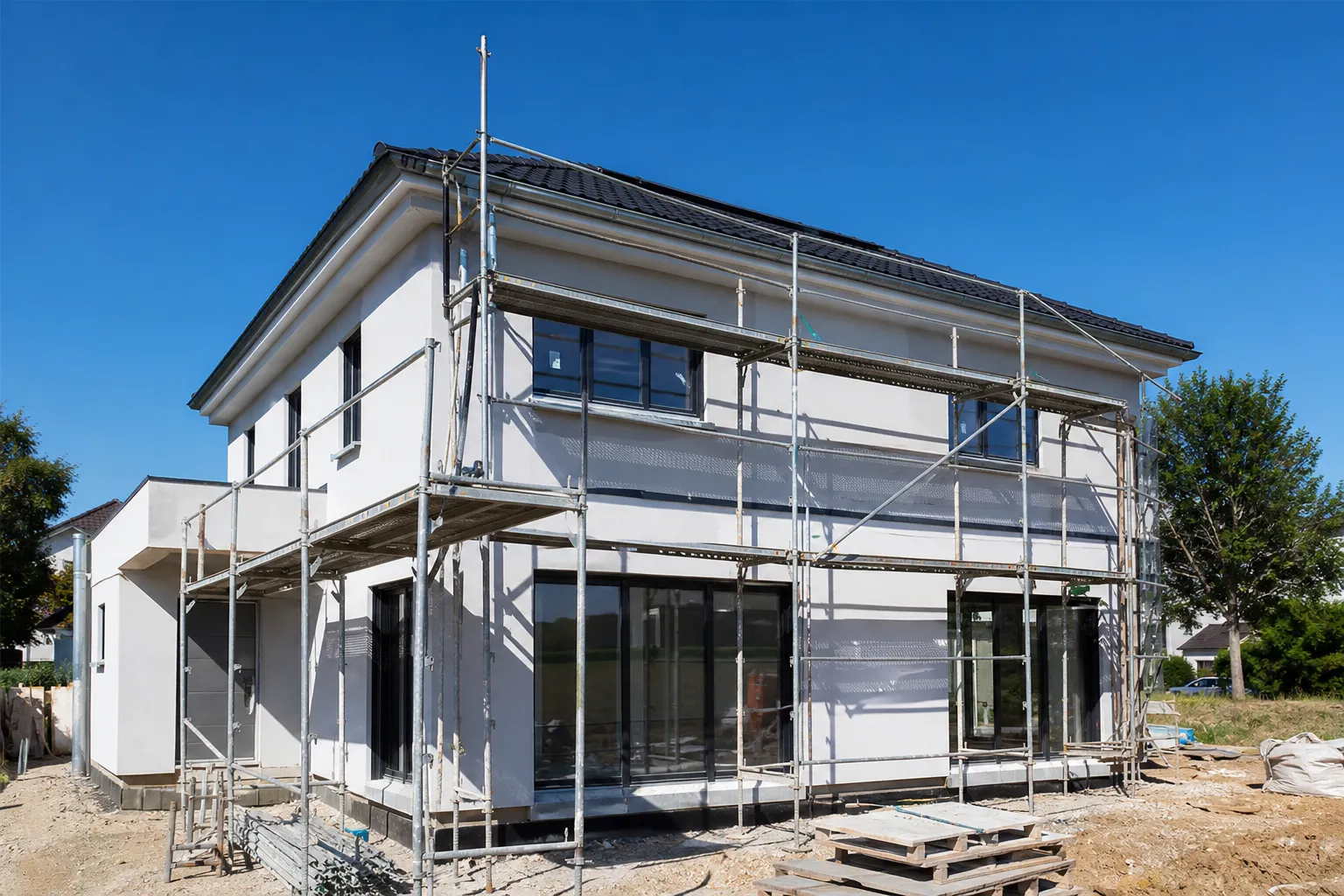 Ccmi garantie livraison — Maison individuelle neuve en construction illustrant la garantie de livraison en CCMI