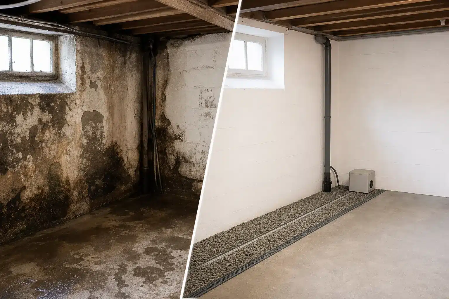 Humidité dans un sous-sol ou une cave (Check my House)