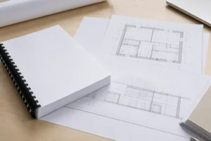 Notice descriptive VEFA : document technique et plans d'un logement neuf