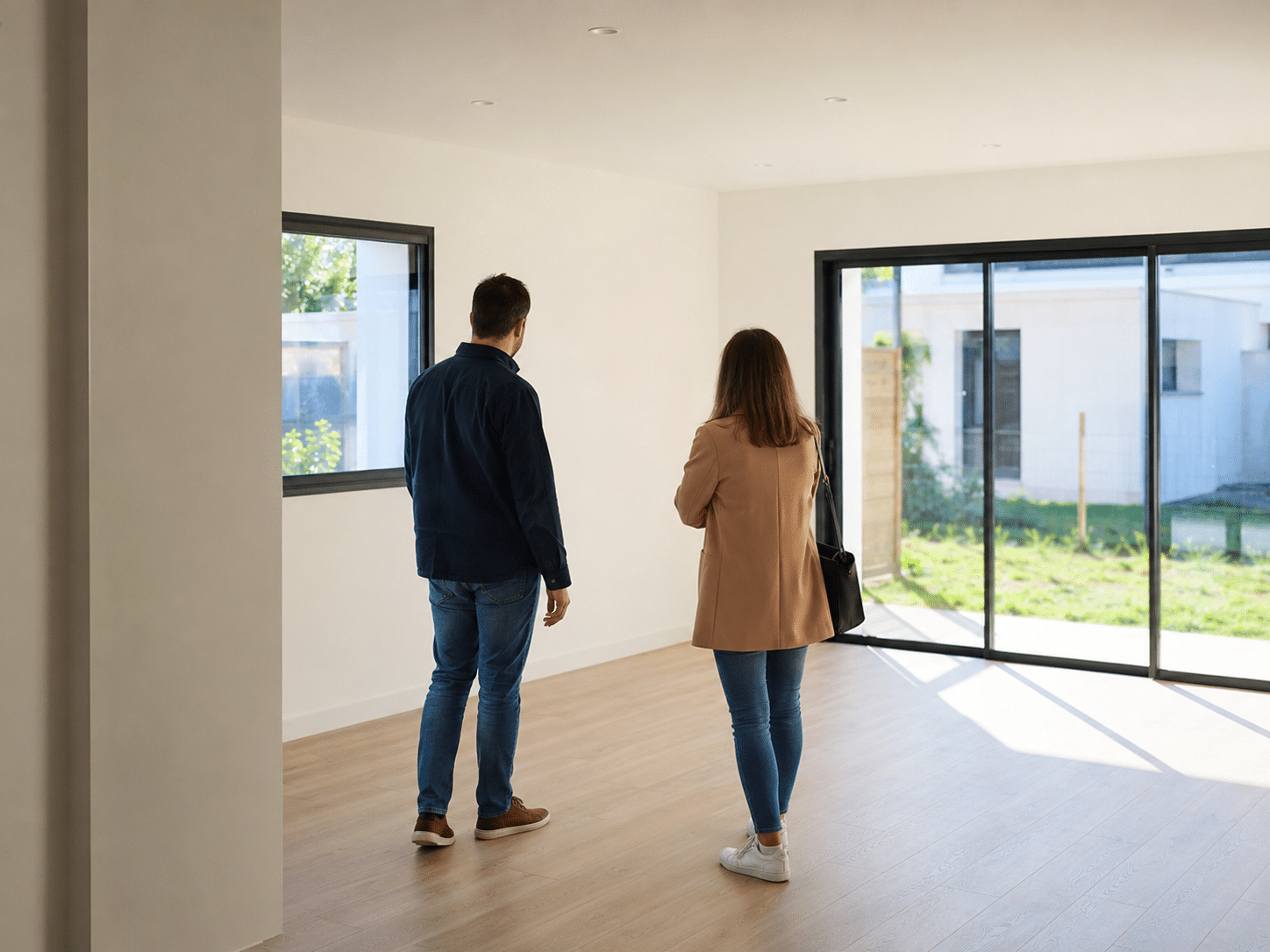 Maître d'ouvrage réceptionnant seul une maison neuve
