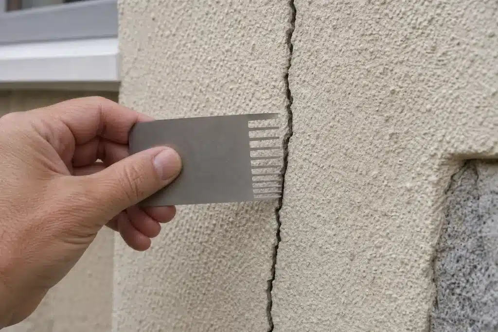 Mesure de la largeur d une fissure