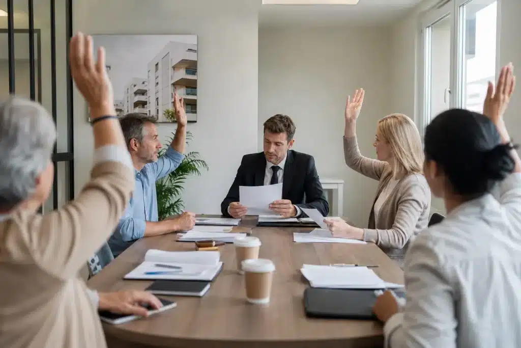 vote des travaux en assemblee generale de copropriete