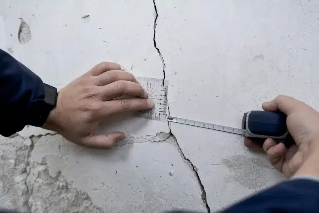 conserver preuve fissure mesure avant travaux batiment