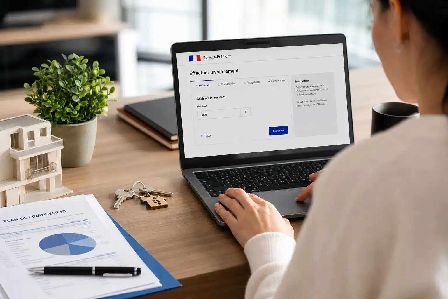 Démarche en ligne de consignation du solde de 5 % du prix d'un logement VEFA auprès d'un consignataire