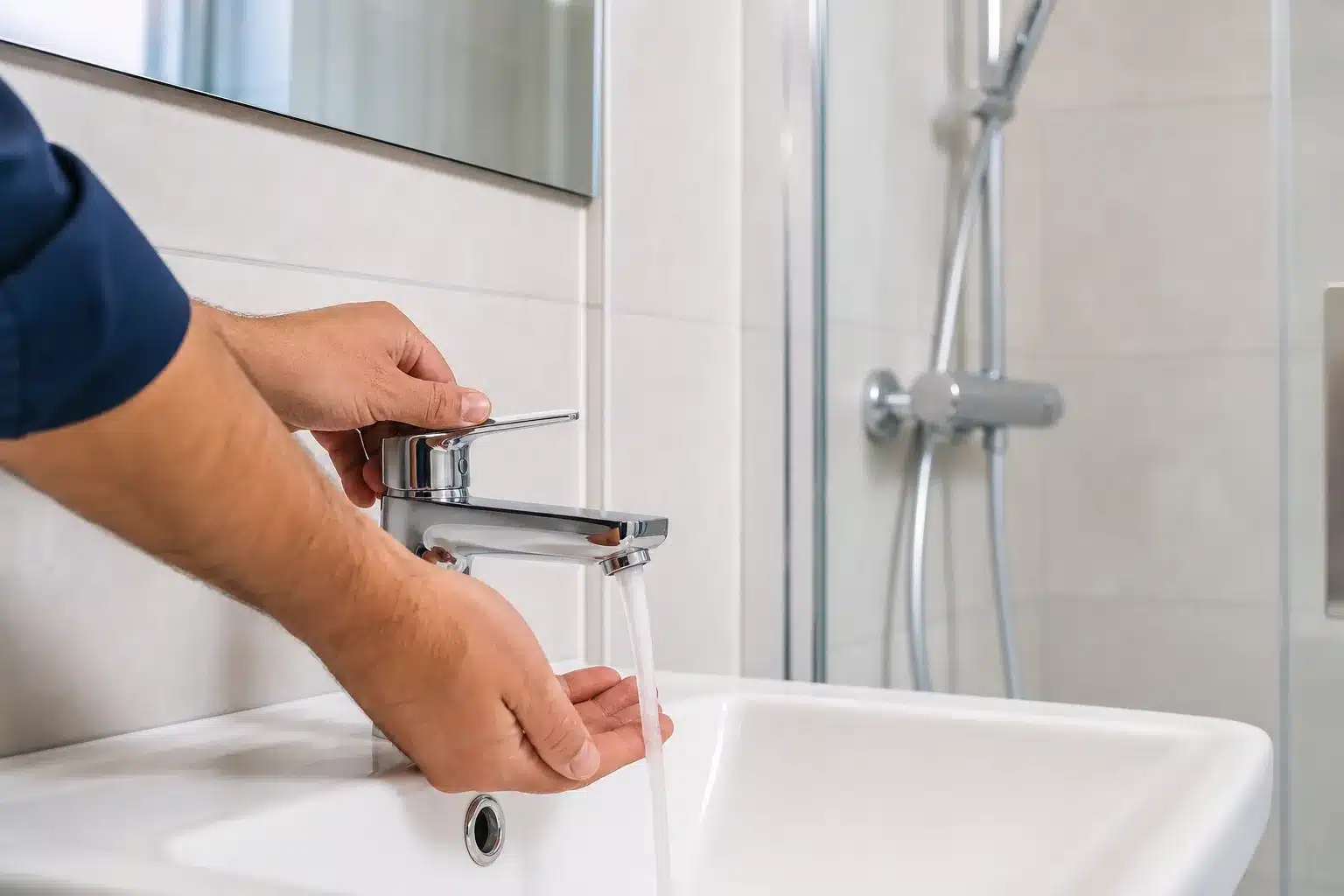 Vérification de la plomberie et des équipements sanitaires lors de la livraison d'un logement VEFA