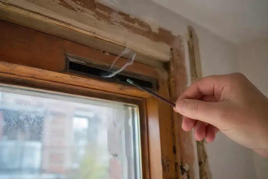 Controle des menuiseries et de la ventilation du logement