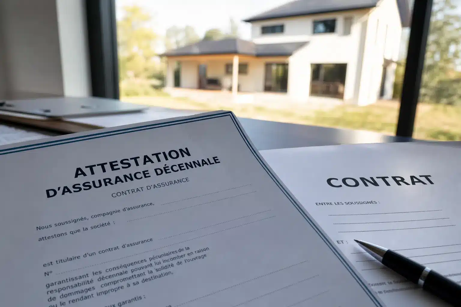 Attestation d'assurance de responsabilité décennale d'un constructeur de maison individuelle à vérifier