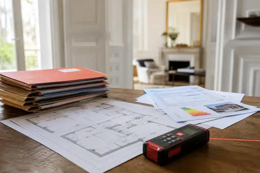 documents examines description du bien et surfaces