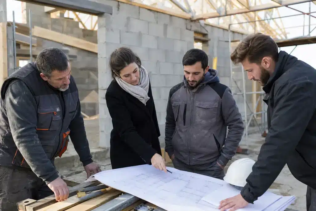 intervenants chantier entreprises expertise batiment