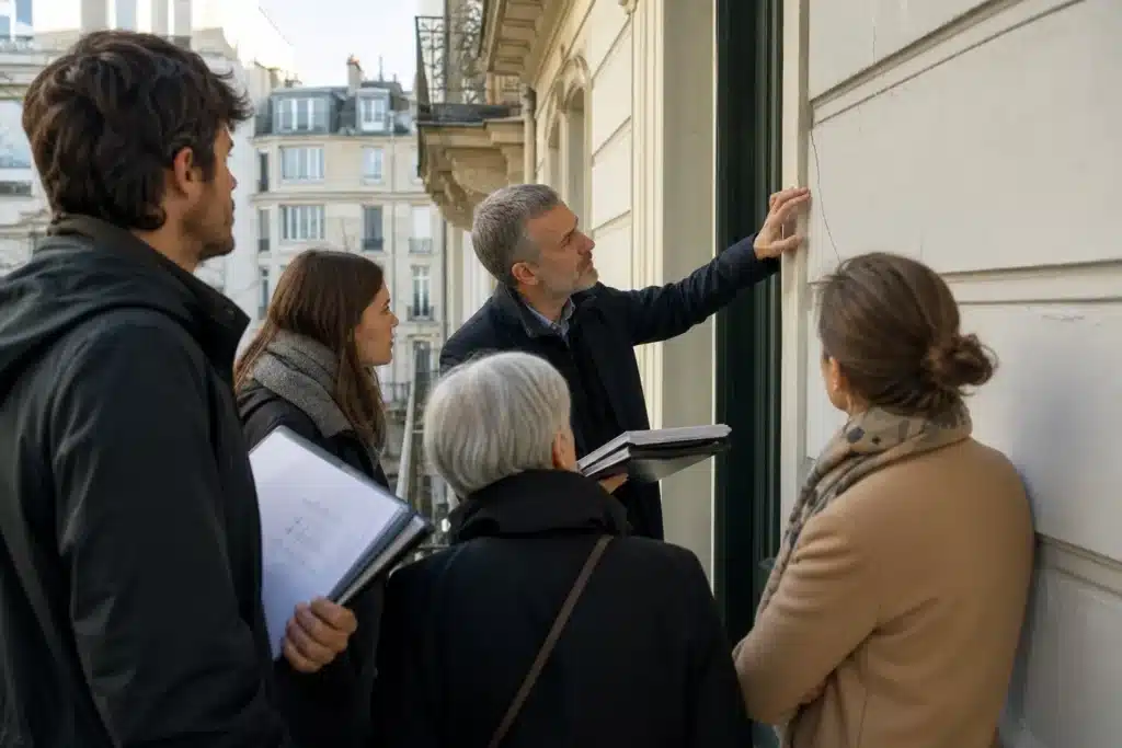 Reunion d expertise amiable contradictoire en copropriete