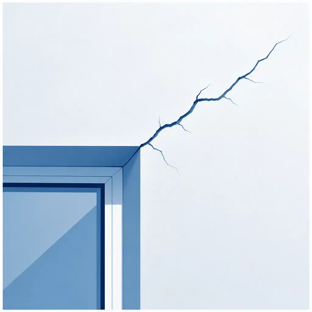 Fissure oblique en moustache a l angle superieur d une fenetre