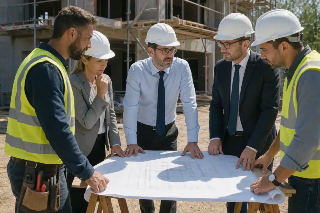 identifier parties appeler constructeurs assureurs expertise