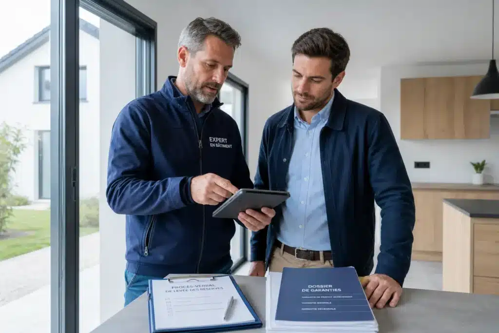Contrôle de la levée des réserves et des garanties après réception d'une maison neuve en CCMI