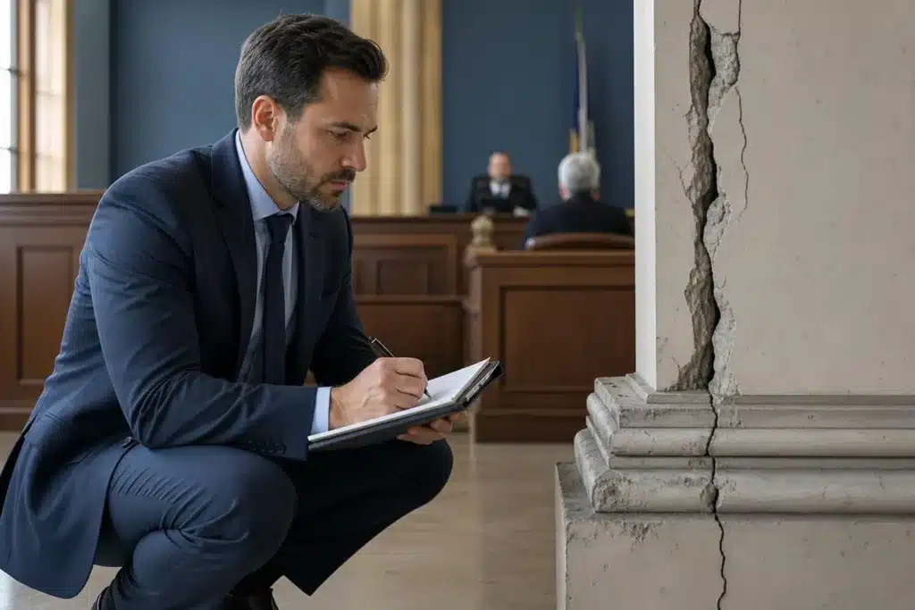 expert judiciaire designe par le juge dans un litige batiment