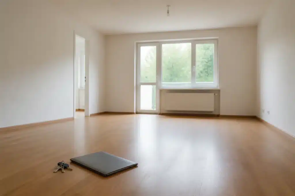 Logement vacant illustrant une perte locative et une difficulte de revente