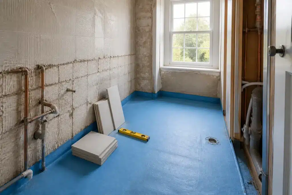 Renovation partielle et interfaces techniques d une salle de bains