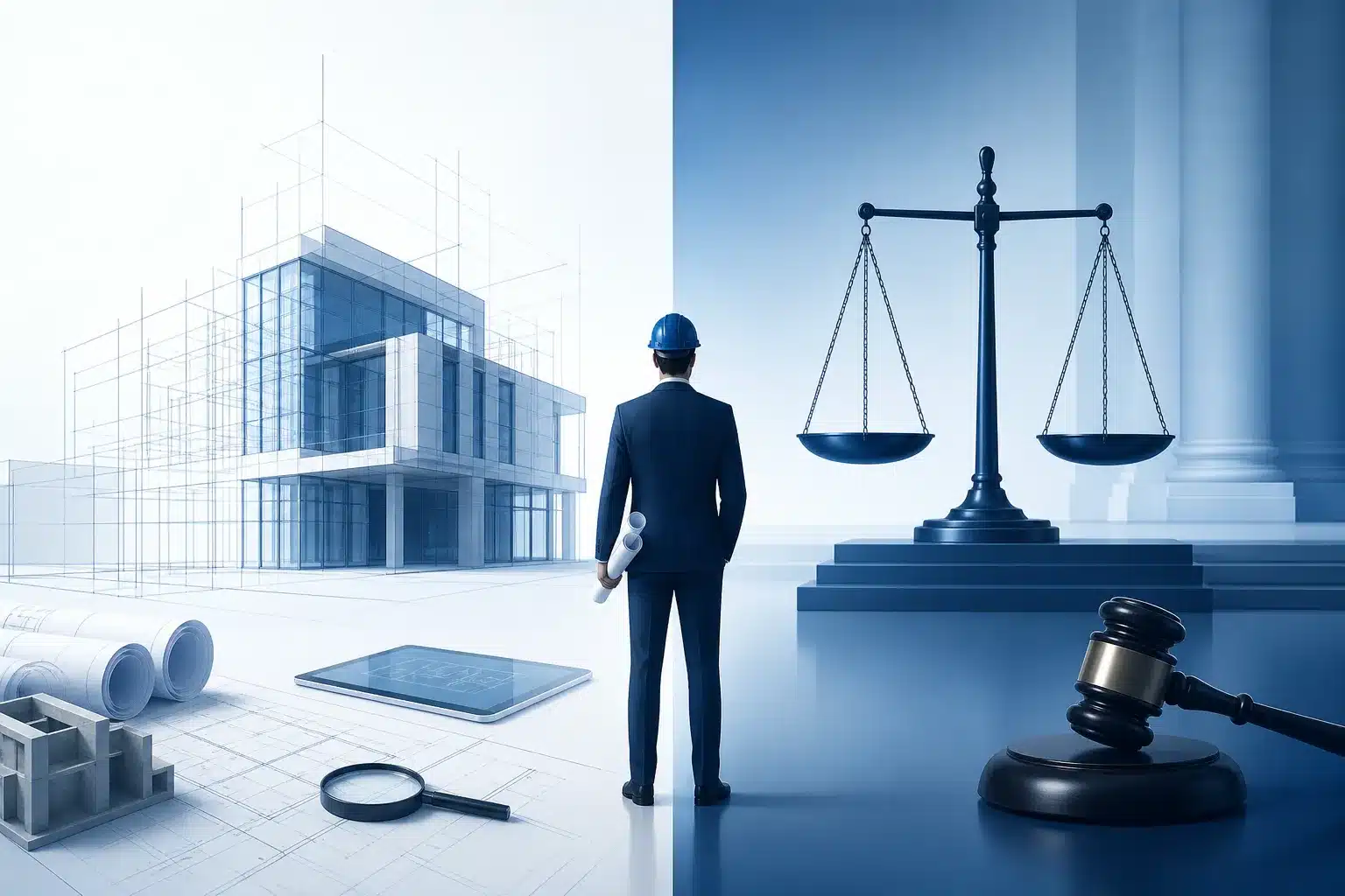 Frontiere entre analyse technique du batiment et decision juridique