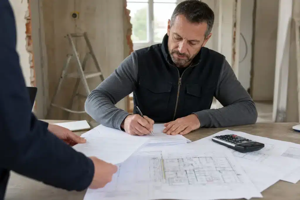 avenant ecrit decrivant et chiffrant precisement les travaux supplementaires