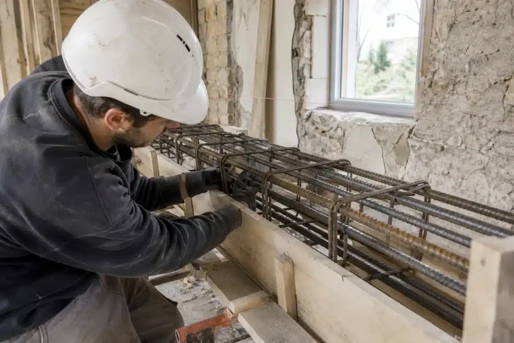 controle du ferraillage et du coffrage avant coulage