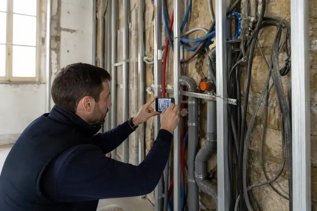 controle reseaux ouvrages caches avant fermeture