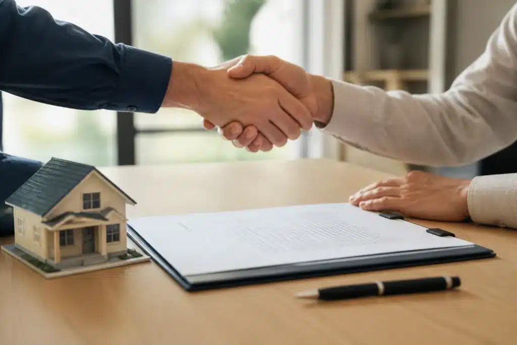 signature d un accord de resiliation de contrat de travaux