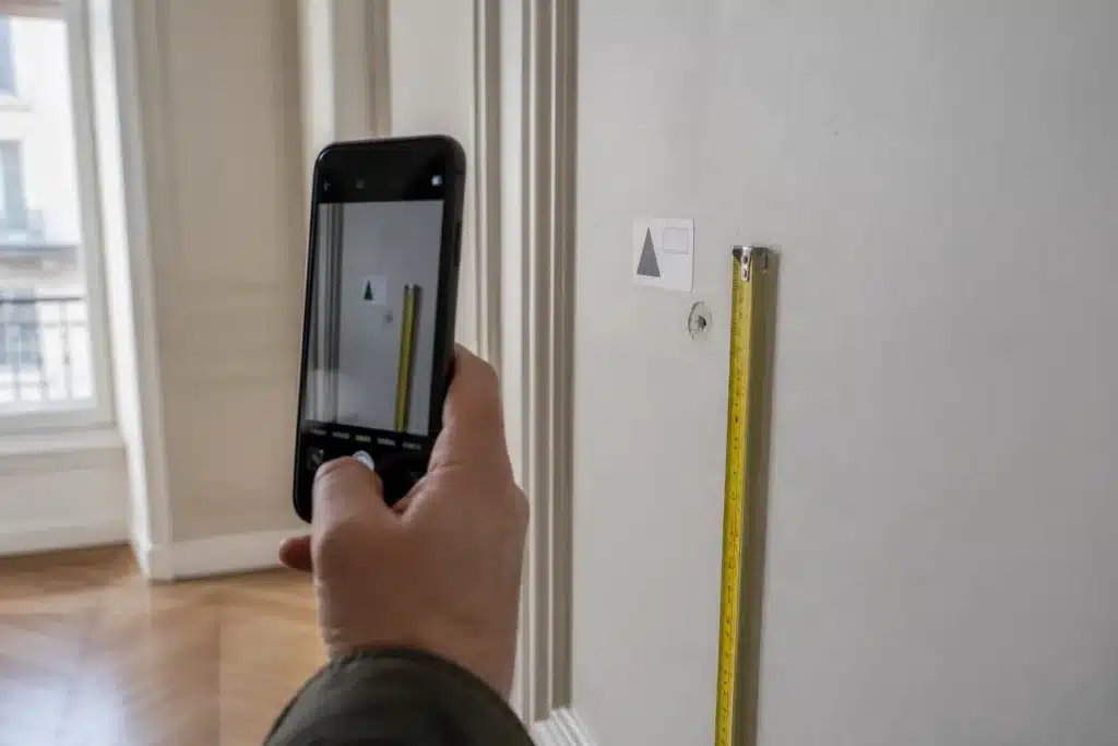 localiser documenter reserve photographie mesure numerotation defaut