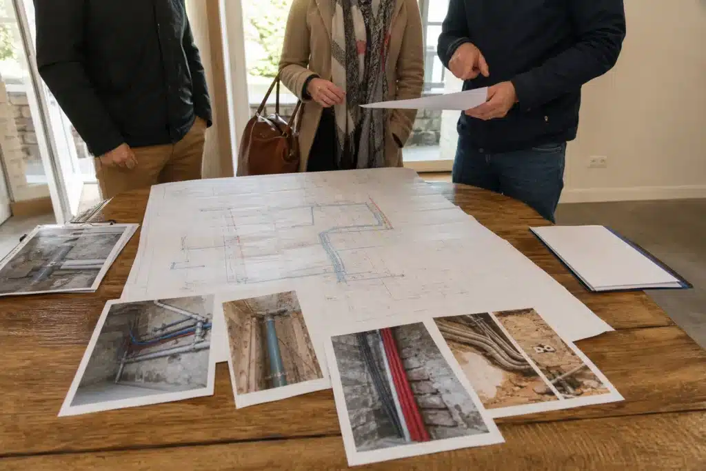 plans de recolement reseaux caches photographies ouvrages executes