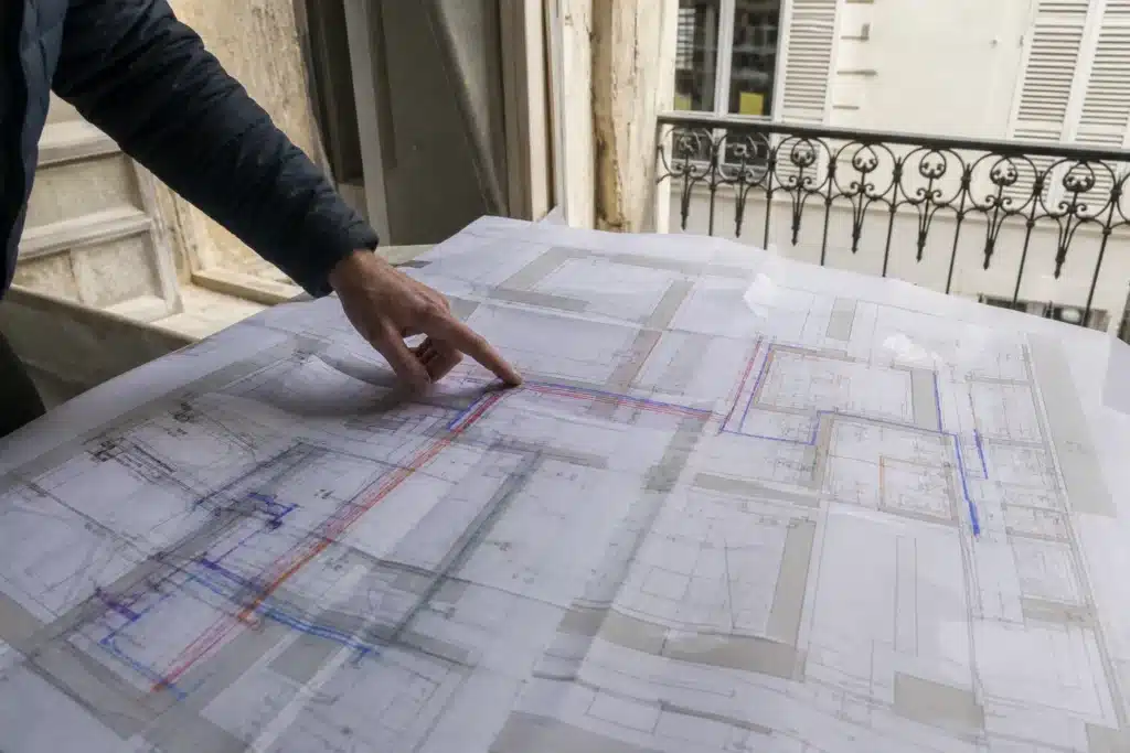 plans de synthese et coordination des cotes entre les lots