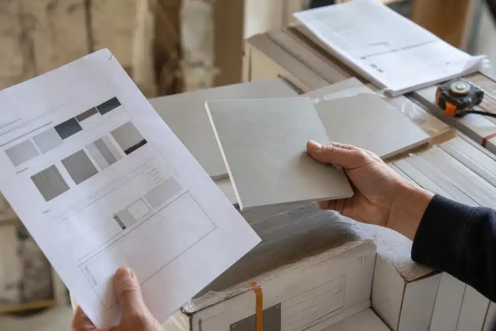 controle des references et marques des materiaux sur chantier