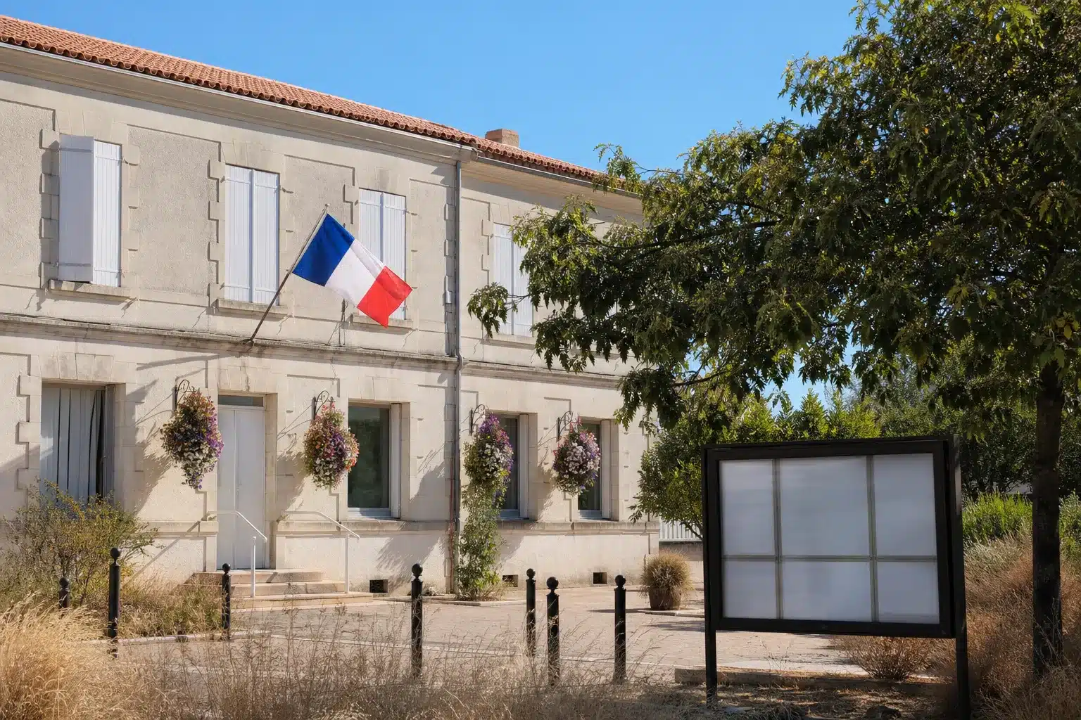 Mairie, lieu d'affichage des arrêtés de catastrophe naturelle sécheresse