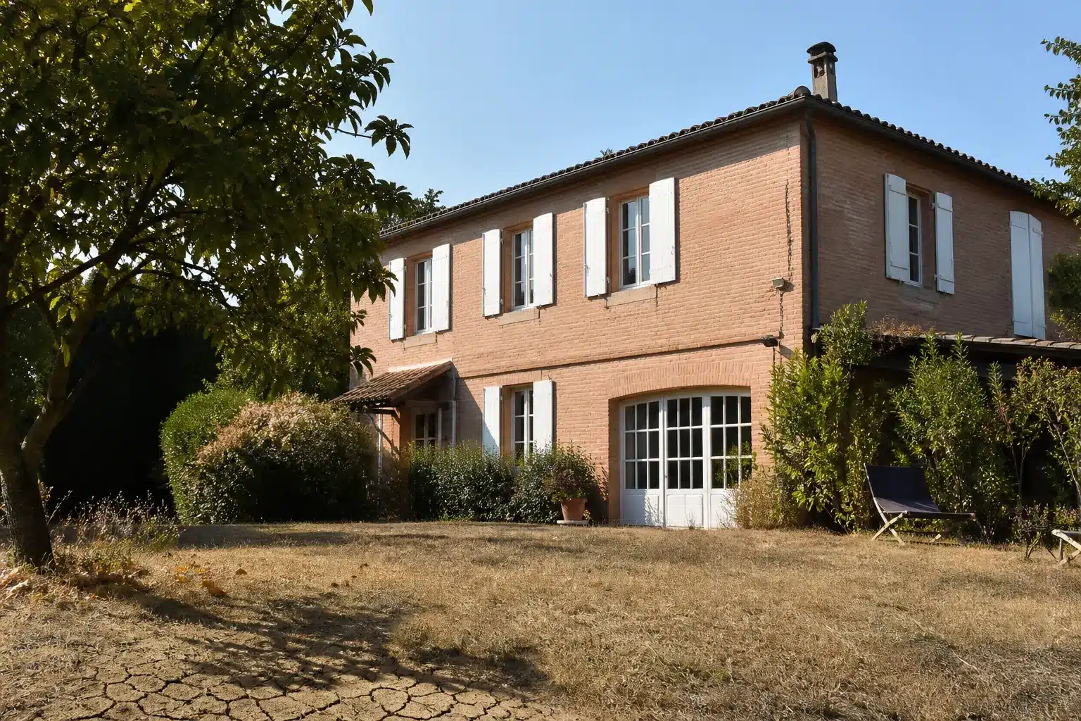 Maison dans le Tarn-et-Garonne sur sol argileux exposé, été sec