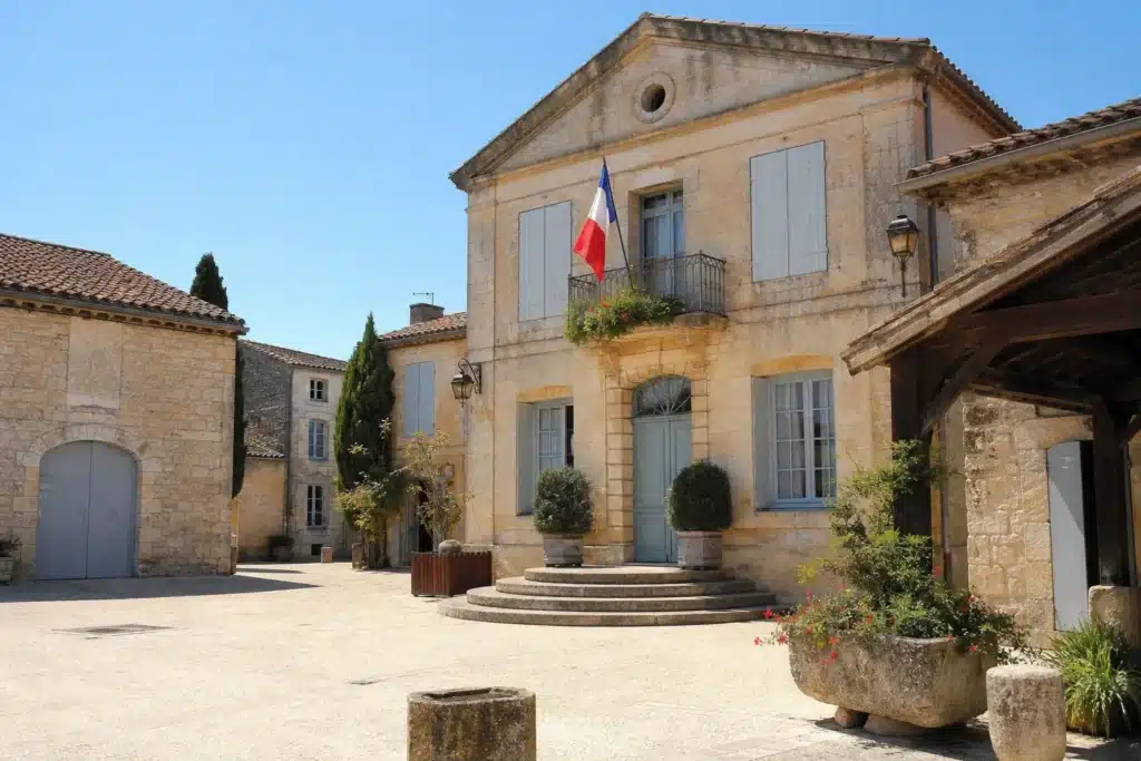 Mairie de village, point de départ de la demande de reconnaissance CatNat
