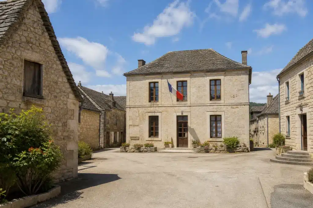 Mairie de village, point de départ de la demande de reconnaissance CatNat
